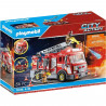 PLAYMOBIL - 71233 - City Action - Camion de pompiers avec grande échelle