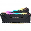 CORSAIR Mémoire PC RAM - Vengeance RGB Pro 16Go (2x8Go) - 3000 MHz - DDR4 - CAS 15 (CMW16GX4M2C3000C15)