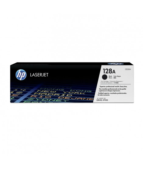 TONER HP 128A (CE320A) noir - cartouche authentique pour imprimantes HP Color LaserJet CP1525/CM1415MFP