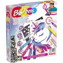 Blopens - Set d'Activités Licornes Paillettees - Dessins et Coloriages - Des 5 ans - Lansay