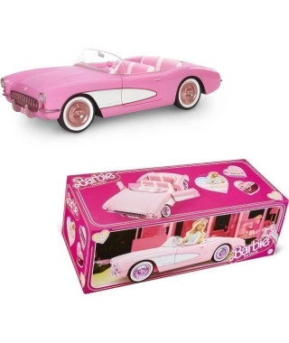 BARBIE THE MOVIE  - VÉHICULE PINK CORVETTE CONVERTIBLE - 6 ans et +