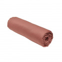 Drap housse TODAY Essential - 90 x 190 cm - 1 personne - 100% Coton uni - Terracotta