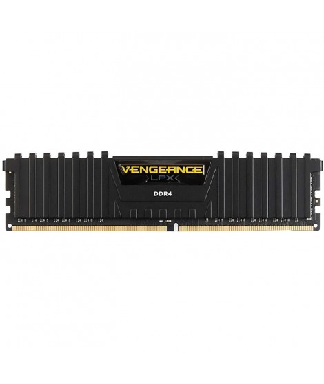 CORSAIR Mémoire PC RAM - Vengeance LPX - 8Go (1x8Go) - 3000MHz - DDR4 - CAS 16 (CMK8GX4M1D3000C16)