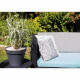 EDA Pot de fleur rond Toscane - Ø 30 x H 26 cm - 10 L - Gris anthracite