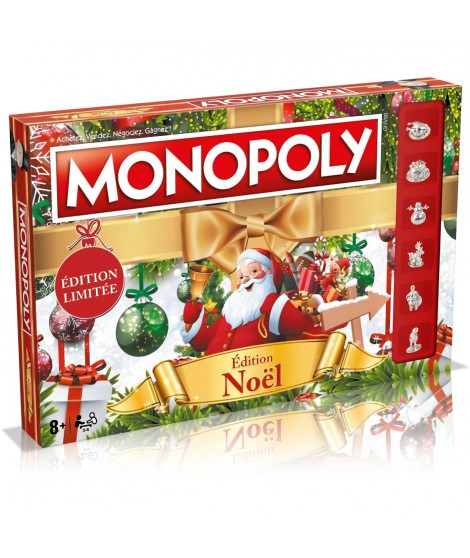 MONOPOLY NoeL - Jeu de plateau - WINNING MOVES