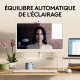 Webcam - Full HD 1080p - LOGITECH - Brio 100 - Microphone intégré - Blanc cassé - (960-001617)