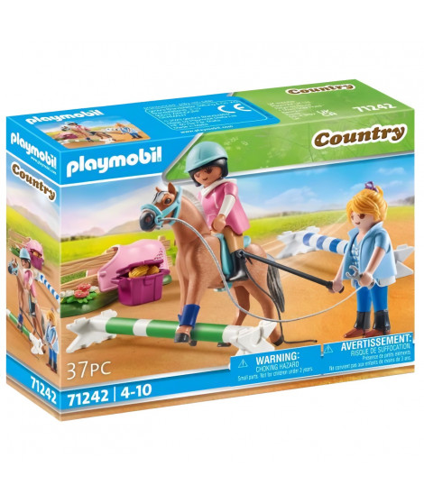 PLAYMOBIL - 71242 - Country - Cavaliere et cheval avec monitrice
