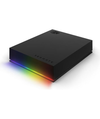 SEAGATE Disque dur 5 To FireCuda Gaming HDD + customizable RGB - Compatible Razer Chroma
