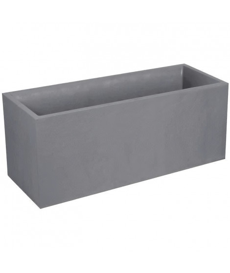 EDA Jardiniere Volcania - 99,5 x 39 x 43 cm - 98 L - Gris galet