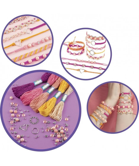 Make It Real - Bracelets d'Amitie - Fabrication de bijoux enfants - Des 8 ans - Lansay