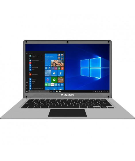 PC Portable Ultrabook - THOMSON Neo 14'' HD - Celeron - RAM 4Go - Double Stockage 64Go+128Go SSD - Windows 10S - Silver - AZERTY