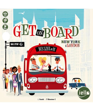 Iello - GET ON BOARD : LONDON & NEW YORK - Jeu de société - Des 8 ans