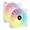 CORSAIR - QX RGB Series - iCUE LINK QX140 RGB WHITE - Ventilation PC - 140mm - Starter Kit