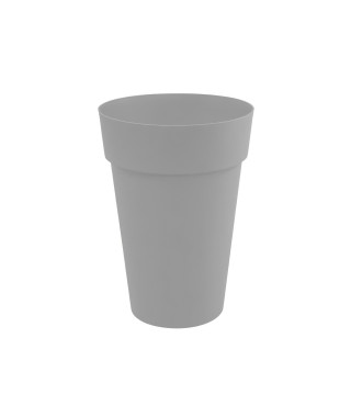 EDA Pot de Fleur Vase Haut TOSCANE Ø 46 cm - 67 L - ø 46 x H 65 cm - Gris béton