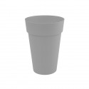 EDA Pot de Fleur Vase Haut TOSCANE Ø 46 cm - 67 L - ø 46 x H 65 cm - Gris béton