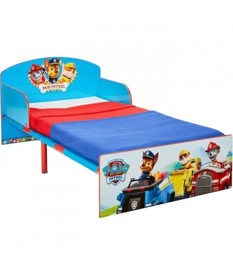 PAT PATROUILLE Lit pour Enfants pour Matelas 140cm x 70 cm