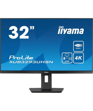 Ecran PC - IIYAMA - XUB3293UHSN-B5 - 32 IPS LED 4K 3840 x 2160 - 4ms - 60Hz - HDMI DP USB-C