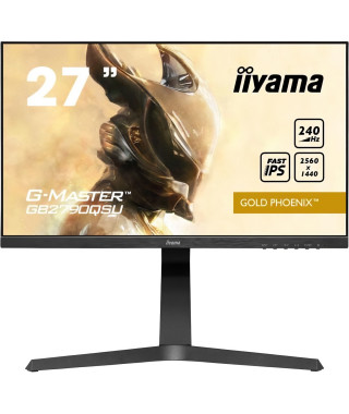 Ecran PC Gamer - IIYAMA G-Master Gold Phenix GB2790QSU-B1 - 27 WQHD - Dalle Fast IPS - 1ms - 240Hz - HDMI / DP / USB - FreeSync