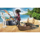 PLAYMOBIL - 71254 - Les Pirates - Starter Pack Pirate et barque