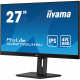 Ecran PC - IIYAMA - XUB2792UHSU-B5 - 27 IPS LED 4K 3840 x 2160 - 4ms - 60Hz - HDMI DP USB-C