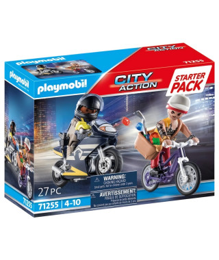 PLAYMOBIL - 71255 - City Action - Starter Pack Agent et voleur