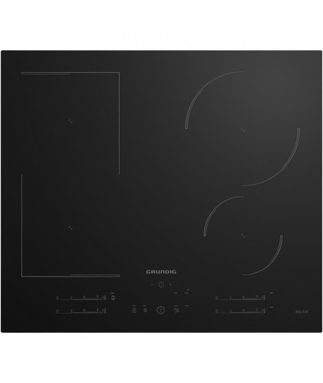 Plaque de cuisson induction GRUNDIG - 4 feux - 60 cm - GIEI627474PN