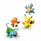 4 AMIS DE KANTO - MEGA - GCN21 - BRIQUES DE CONSTRUCTION MEGABLOKS LICENCE