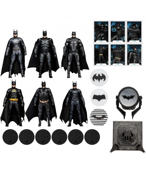 BATMAN - 6 PACK 18CM - DC MULTIVERSE MULTIPACK - figurine