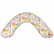 BEABA, Big Flopsy coussin d'allaitement, jersey de coton, imprimé Art Line, 170 cm