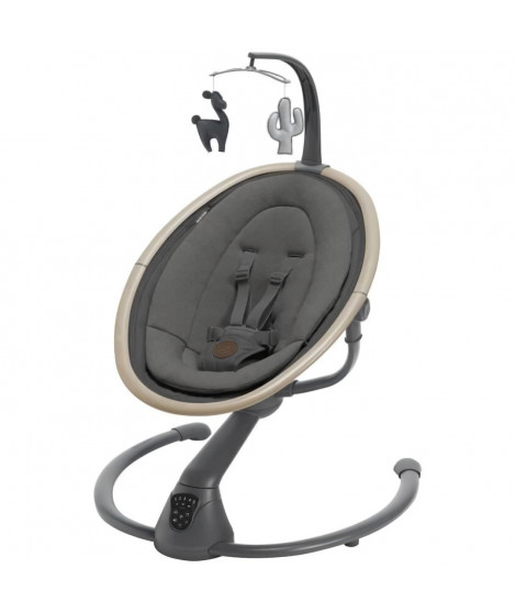 MAXI-COSI Cassia ECO Balancelle Electrique Musicale, De la naissance a 6 mois, Beyond Graphite