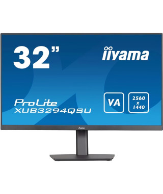 Ecran PC - IIYAMA - XUB3294QSU-B1 - 31,5 VA LED WQHD 2560 x 1440 - 4ms - 75Hz - HDMI DP