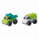 Petites Voitures - Pack de 2 camions - LEXIBOOK - Vert - Pour bébé a partir de 18 mois