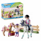 PLAYMOBIL - 71259 - Country - Starter Pack - Cavaliers et chevaux