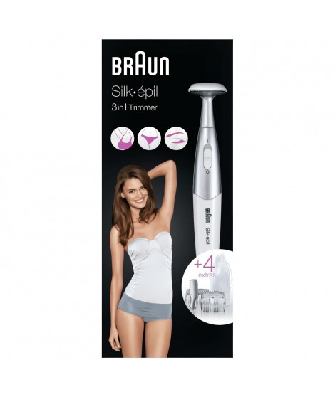 BRAUN Tondeuse bikini 3 en 1 FG1100 - Blanc