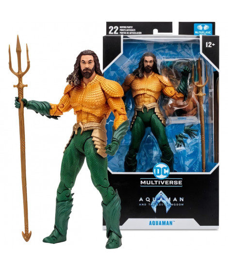 Figurine - LANSAY - Film DC Aquaman 2 - Costume de Héros Aquaman - 18 cm