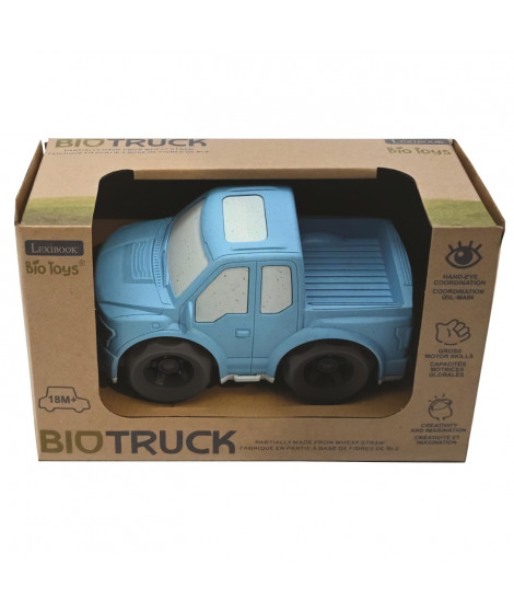 Petite voiture - LEXIBOOK - Pick-up bleu - Fibres de blé recyclables - Pour bébé de 18 mois et plus