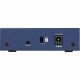 NETGEAR GS105 Switch Ethernet 5 ports Métal Gigabit (10/100/1000), Protection ProSAFE, Garantie a Vie Idéal pour les PME et TPE