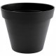 EDA Pot de fleur rond Toscane - Ø 48 x H 40 cm - 43 L - Gris anthracite