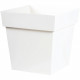 Pot de fleur EDA Plastique Carré TOSCANE Blanc 39 x 39 x H 39 cm 38 L