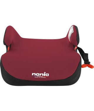 Rehausseur bas NANIA TOPO - Isofix - Groupe 3 (22-36 Kg) - Access rouge - Fabriqué en France