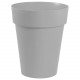 EDA Pot de Fleur Vase Mi-Haut TOSCANE Ø 44 cm - 50 L - Gris béton