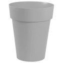 EDA Pot de Fleur Vase Mi-Haut TOSCANE Ø 44 cm - 50 L - Gris béton