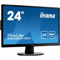 Ecran PC - IIYAMA ProLite X2483HSU-B5 - 24 FHD - Dalle VA - 4 ms - 75Hz - HDMI  / DisplayPort / USB