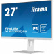 Ecran PC - IIYAMA Prolite XUB2792QSU-W5 - 27 WQHD - Dalle IPS - 5 ms - 75Hz - HDMI  / DisplayPort / DVI / USB - Pied réglable