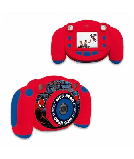 Appareil photo numérique enfant Spiderman - LEXIBOOK - Ecran LCD 2 pouces - Grand angle 100 degrés - Rouge