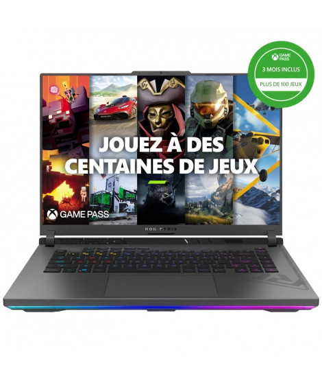 PC Portable Gamer ASUS ROG Strix G16 | 16 WQXGA 240Hz - RTX 4070 8Go - Intel Core i9-13980HX - RAM 32Go - 1To SSD - Win 11