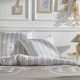 PARURE DE LIT TODAY - HOUSSE DE COUETTE 240X260 + 2 TAIES D OREILLER 63X63 - 100% COTON 57 fils - Berenice