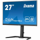 Ecran PC - IIYAMA XUB2796HSU-B5 - 27 FHD - Dalle IPS - 1 ms - 75Hz - HDMI  / DisplayPort / USB - Pied réglable en hauteur