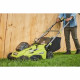 Tondeuse sur batterie brushless RYOBI RLM36X46H50PG 36V  - coupe 46 cm - Ramassage et mulching - batterie 5,0 Ah + chargeur i…