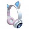 Casque audio 2-en-1 avec oreilles de chat LEXIBOOK - Bluetooth 5.0 - Rose - Pour enfants a partir de 4 ans